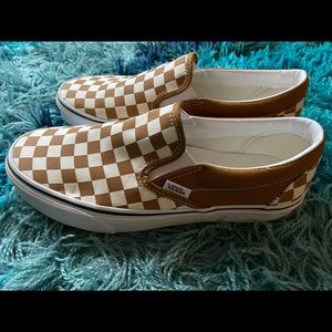 Vans Checkerboard Slip On Shoes